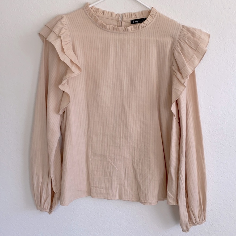 Light pink blouse